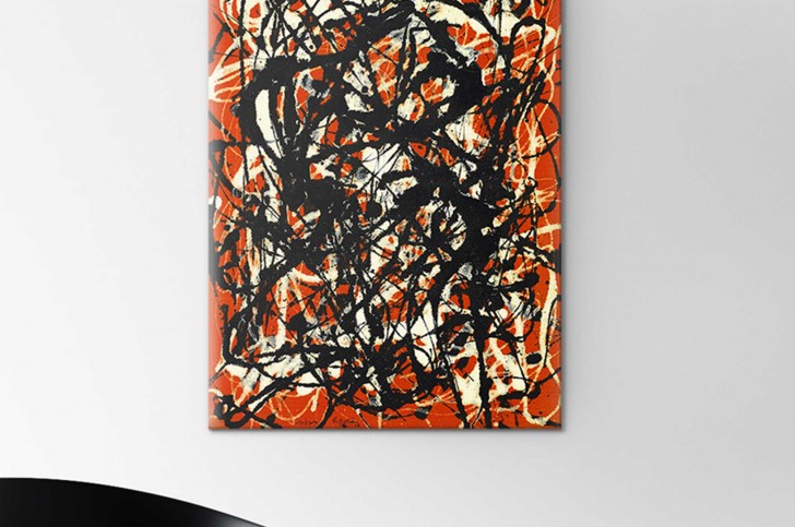 62537 Jackson Pollock Free Form Reproduction Copy Wall Print POSTER Affiche 