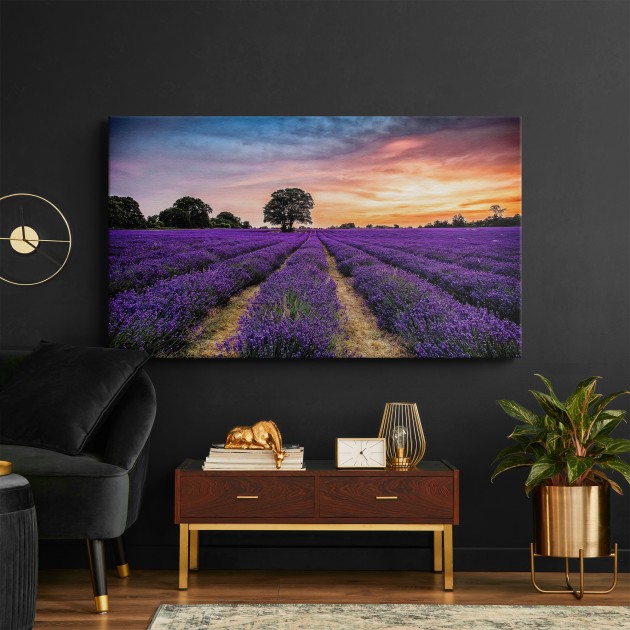 Canvas prints Lavender Field 5 for your interior | CanvasWay.com