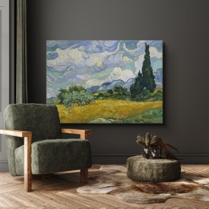 Vincent van Gogh - Nisupõld küpressidega