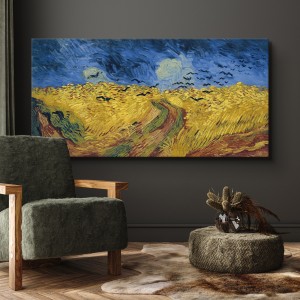 Vincent van Gogh -Weizenfeld mit Krähen