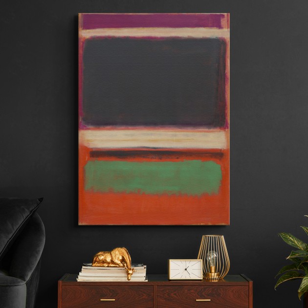 Mark Rothko Interor Design The accent in interior – canvas prints Mark Rothko - No.3/No.13 ...