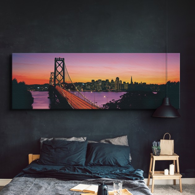 Incredible Canvas Print   Golden Gate Bridge Panorama| CanvasWaycom