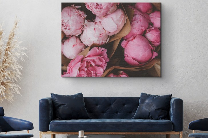 Indulge your interior with canvas prints Peonies! CanvasWay